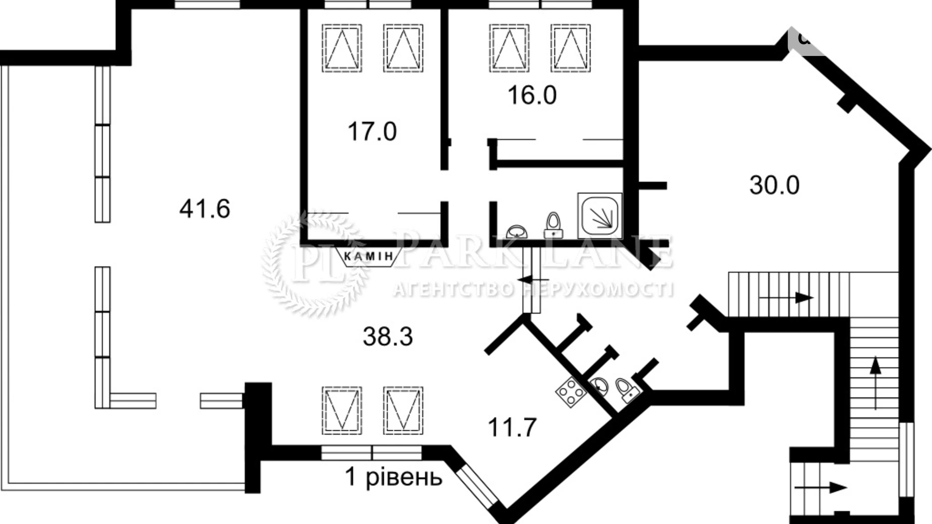 Продается 3-комнатная квартира 220 кв. м в Киеве, ул. Круглоуниверситетская, 18/2