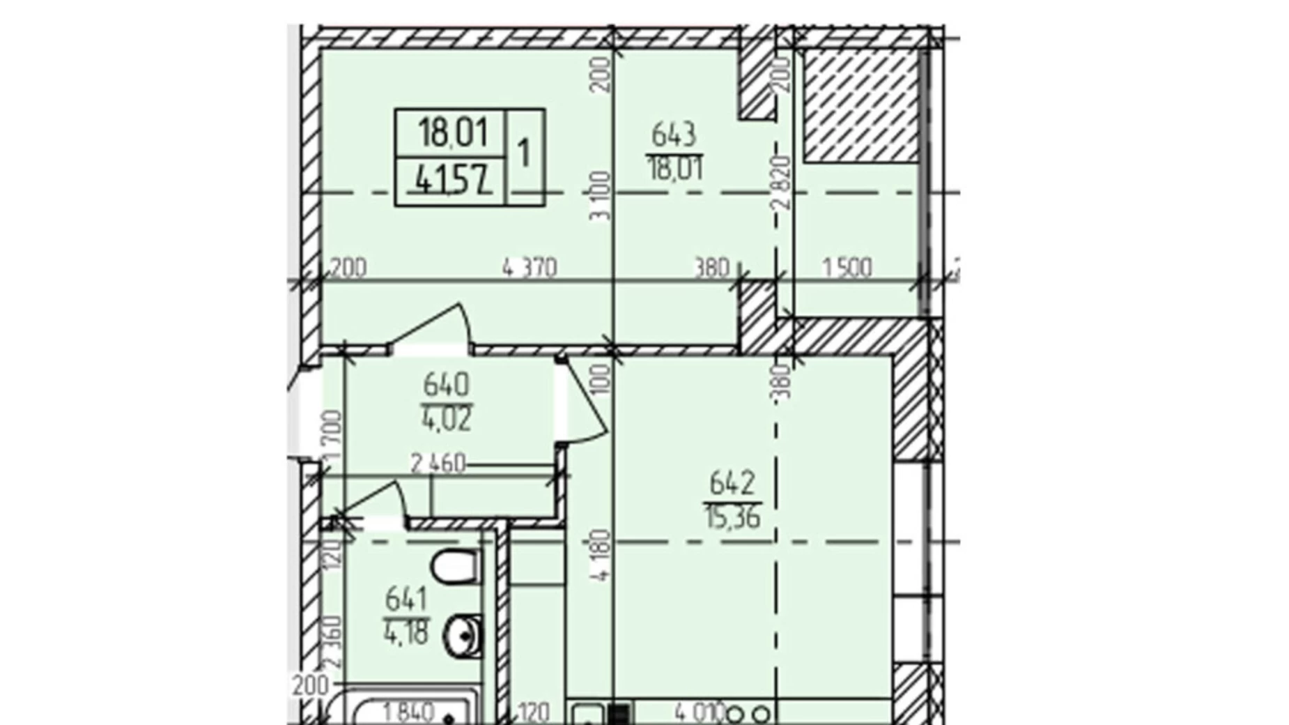 Продається 2-кімнатна квартира 42 кв. м у Хмельницькому, вул. Озерна - фото 2