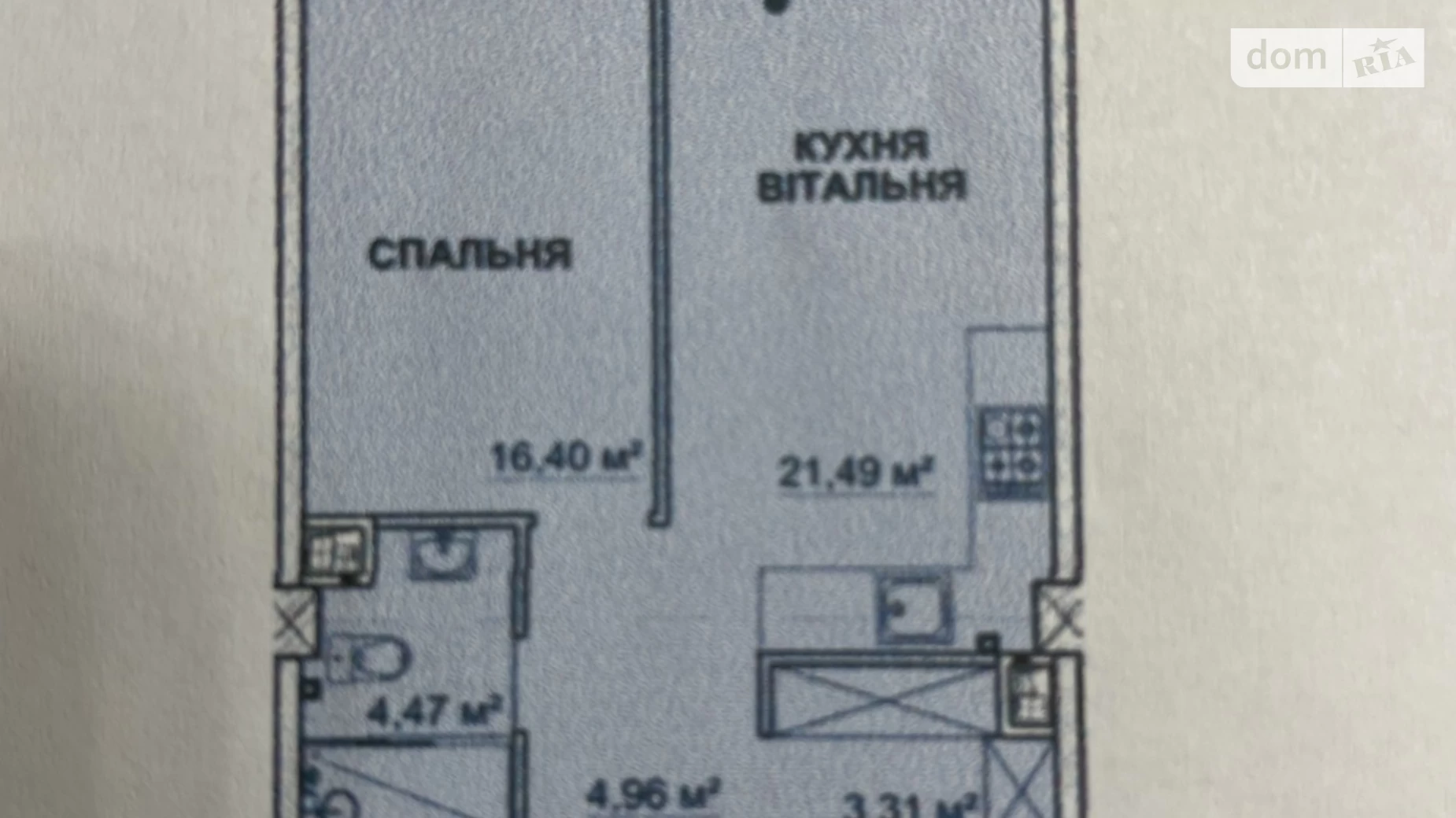 Продается 1-комнатная квартира 52 кв. м в Днепре, ул. Вернадского Владимира, 35Н - фото 3