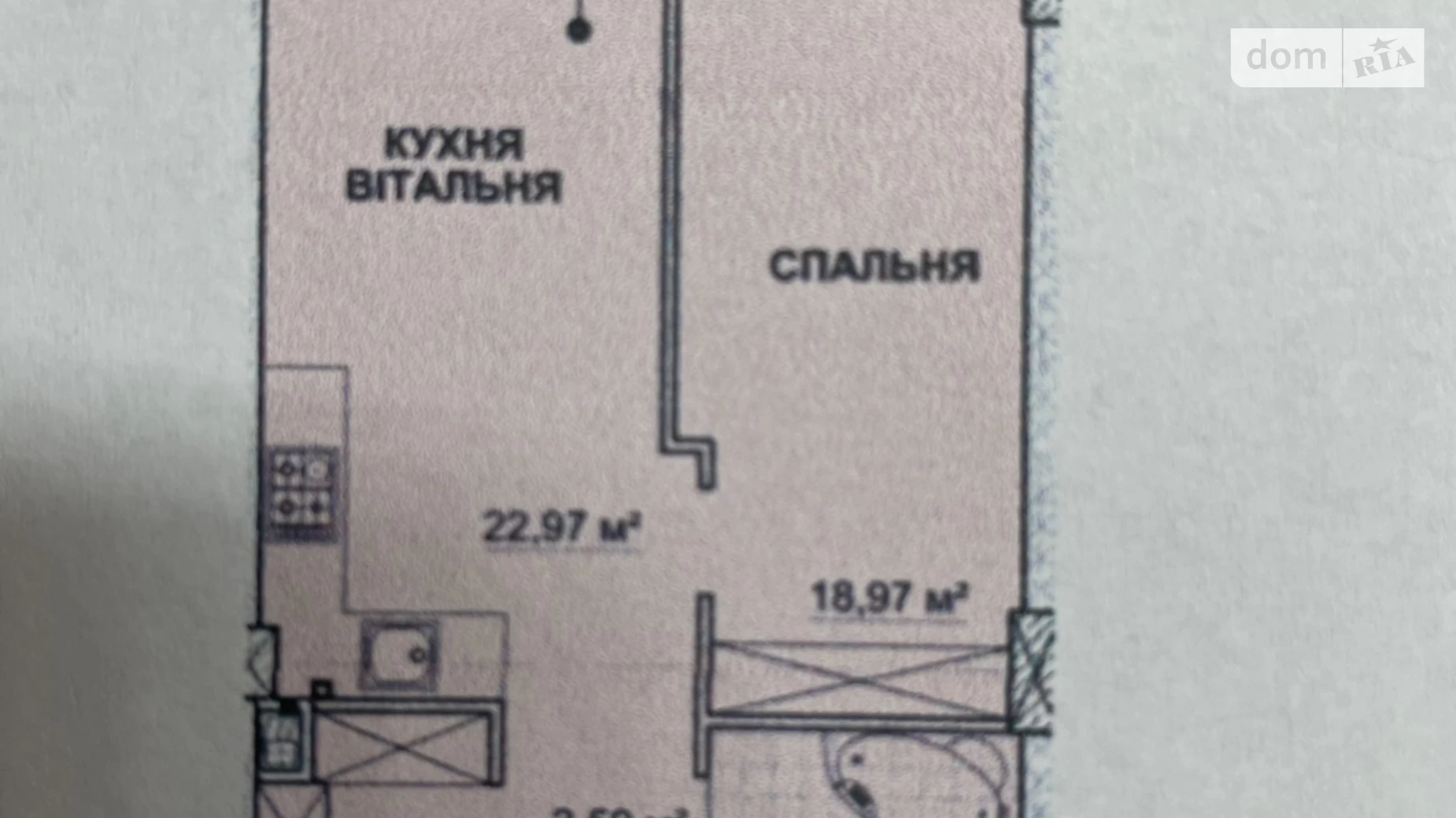 Продається 1-кімнатна квартира 55 кв. м у Дніпрі, вул. Вернадського Володимира, 35Н - фото 3