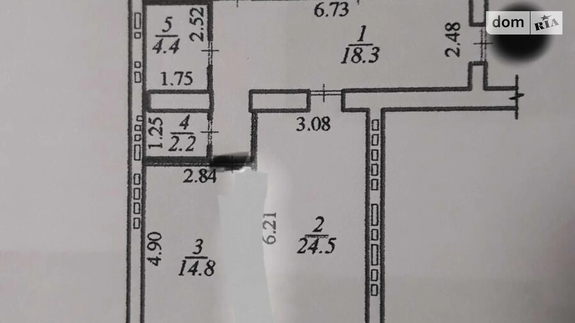 Продается 2-комнатная квартира 88.5 кв. м в Днепре, ул. Набережная Победы, 44