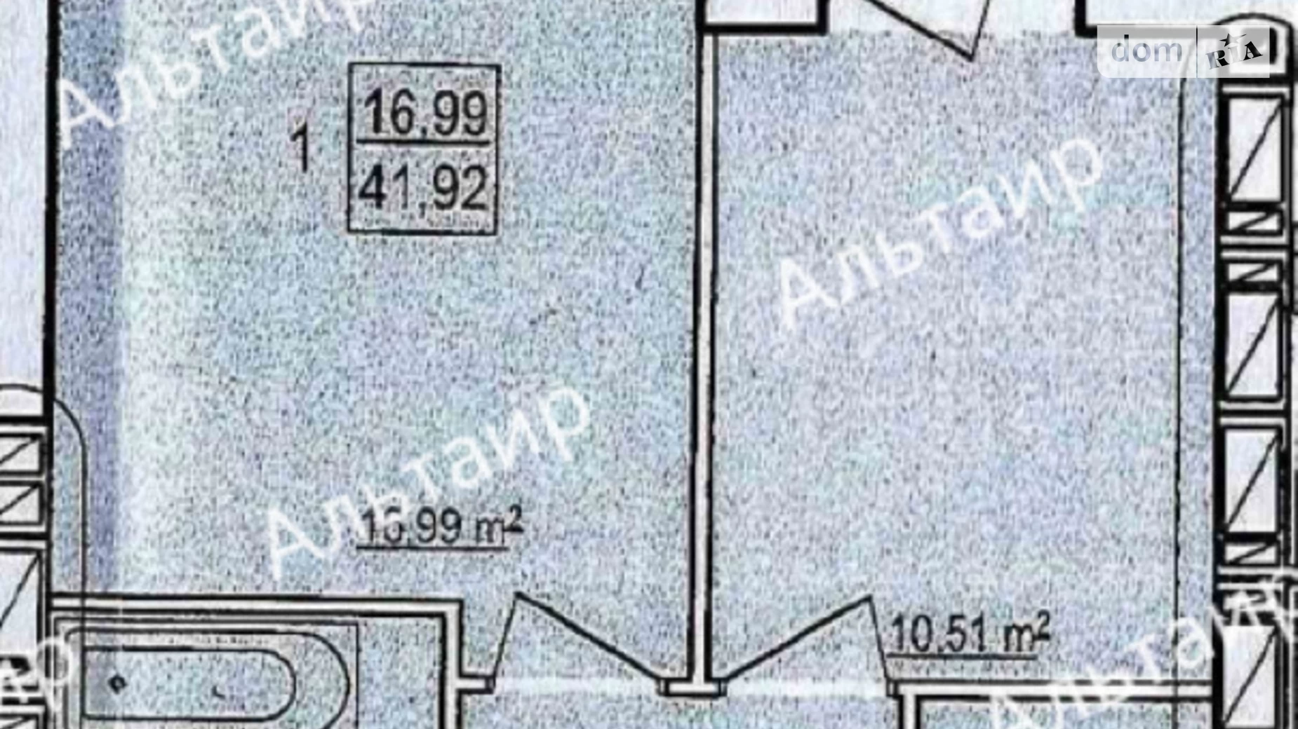 Продается 1-комнатная квартира 42 кв. м в Харькове, цена: 19000 $ - фото 2