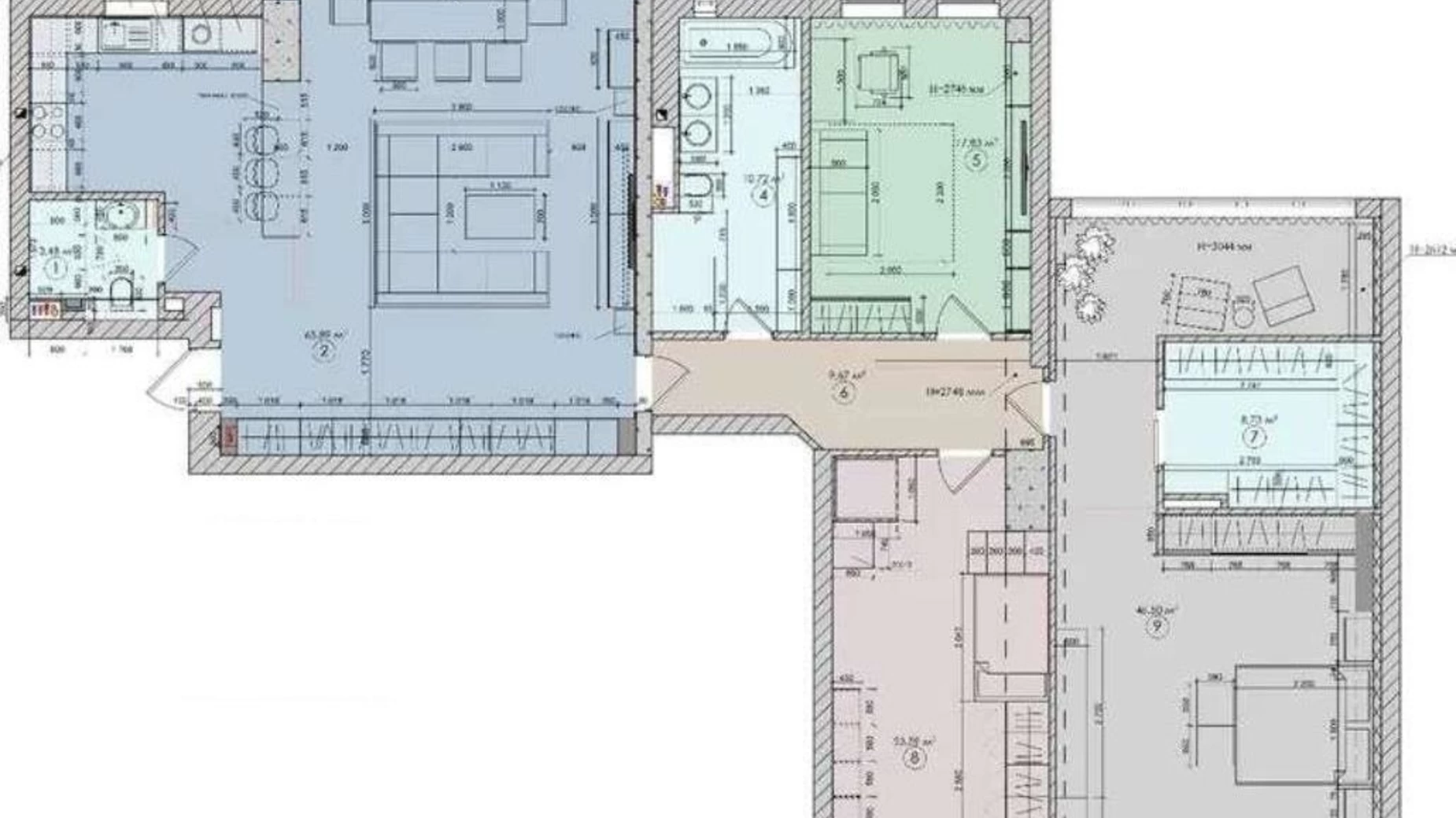 Продается 4-комнатная квартира 187 кв. м в Киеве, бул. Николая Михновского(Дружбы Народов), 14/16 - фото 3