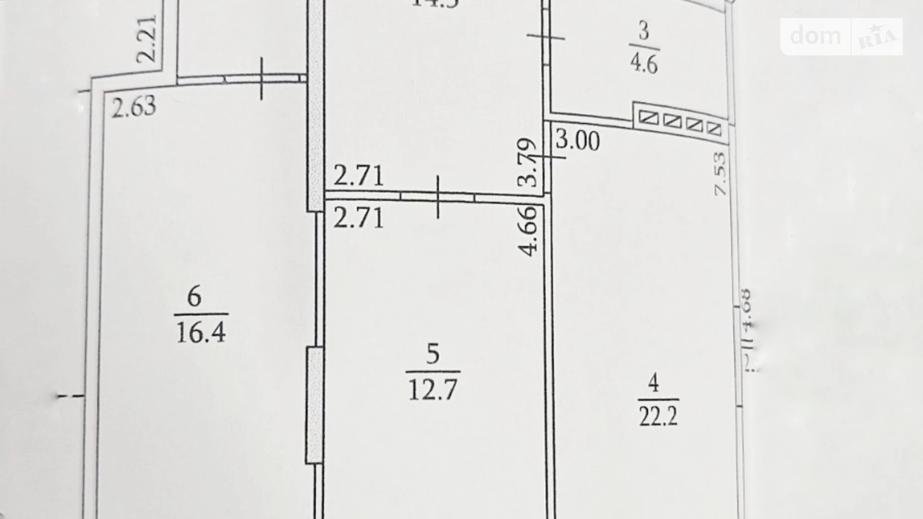 3-комнатная квартира 75 кв. м в Тернополе, ул. Киевская, 9Д