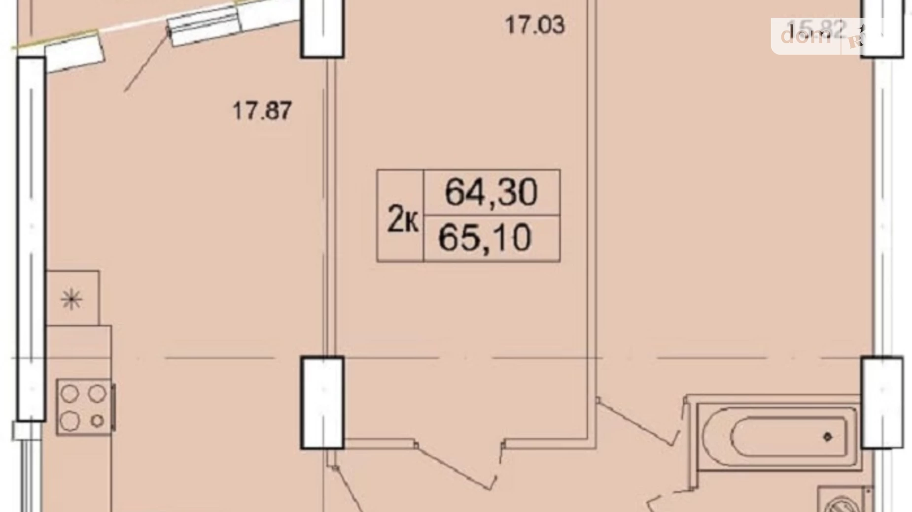 Продается 2-комнатная квартира 65 кв. м в Одессе, ул. Чубаевская - фото 2