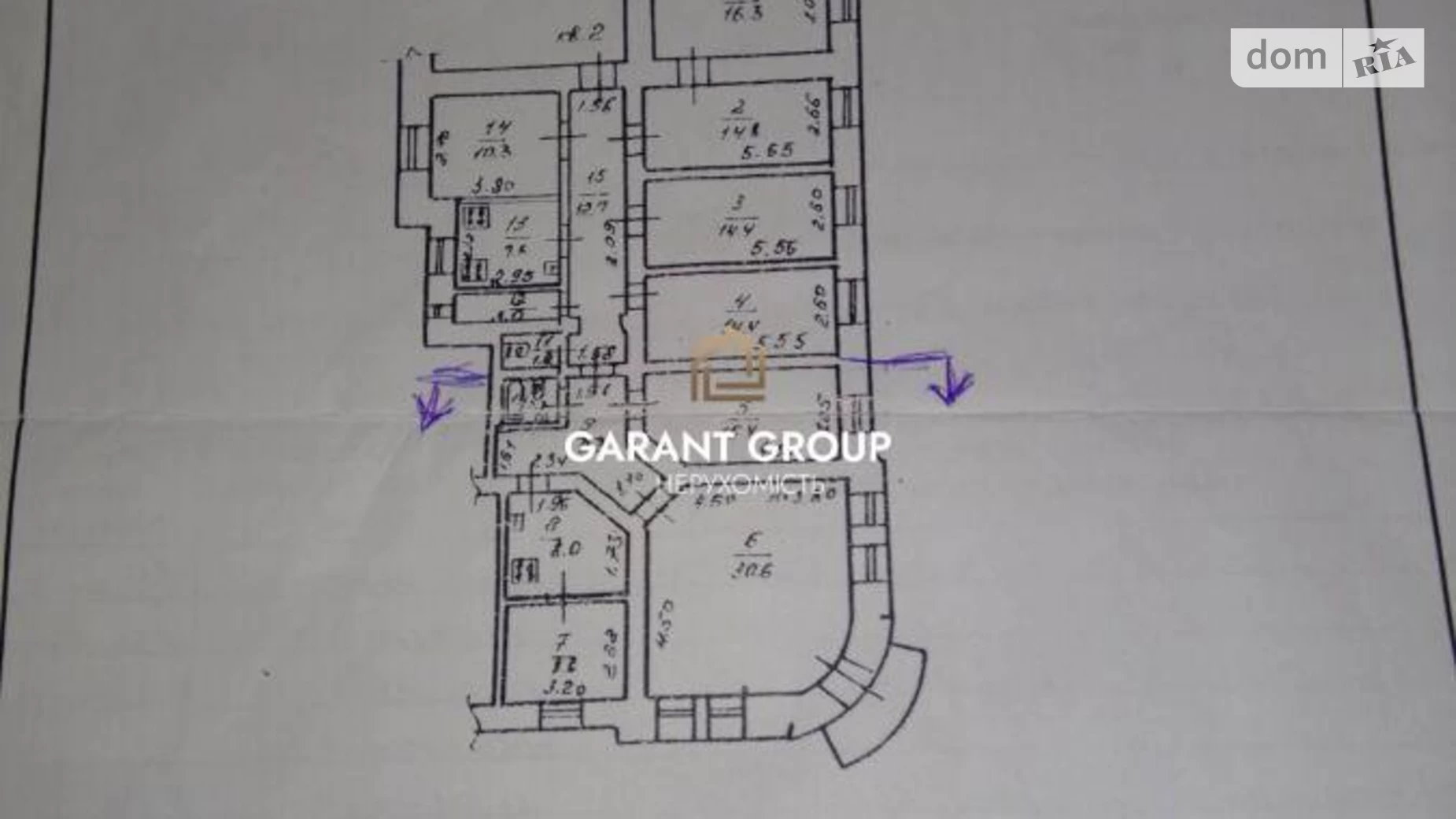 Продається 3-кімнатна квартира 82 кв. м у Одесі, пров. Покровський