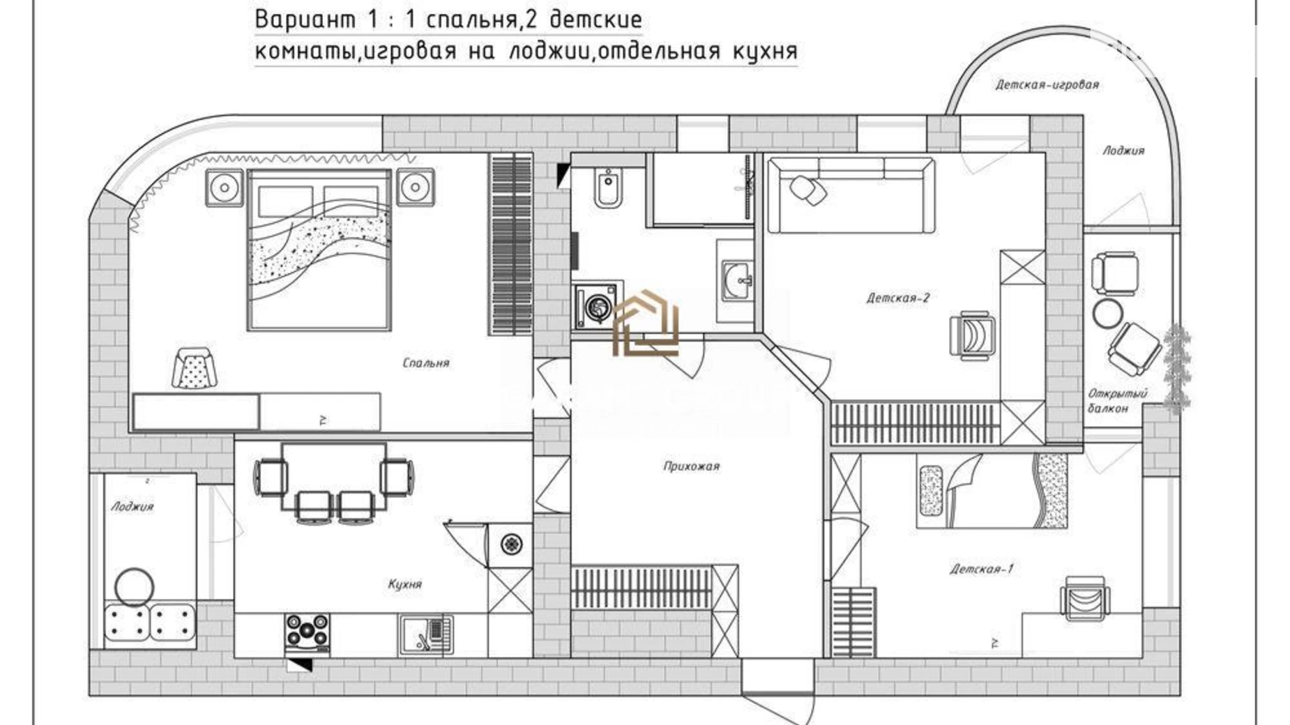 Продается 3-комнатная квартира 92 кв. м в Одессе, пер. Щепной