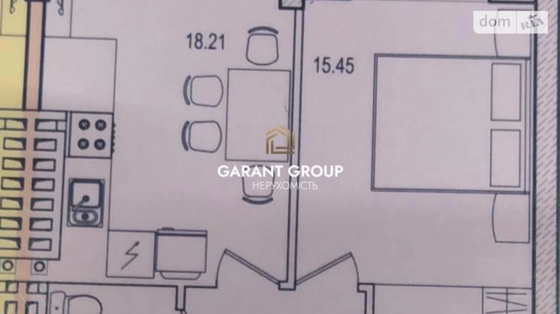 Продается 1-комнатная квартира 43.2 кв. м в Одессе, ул. Марсельская