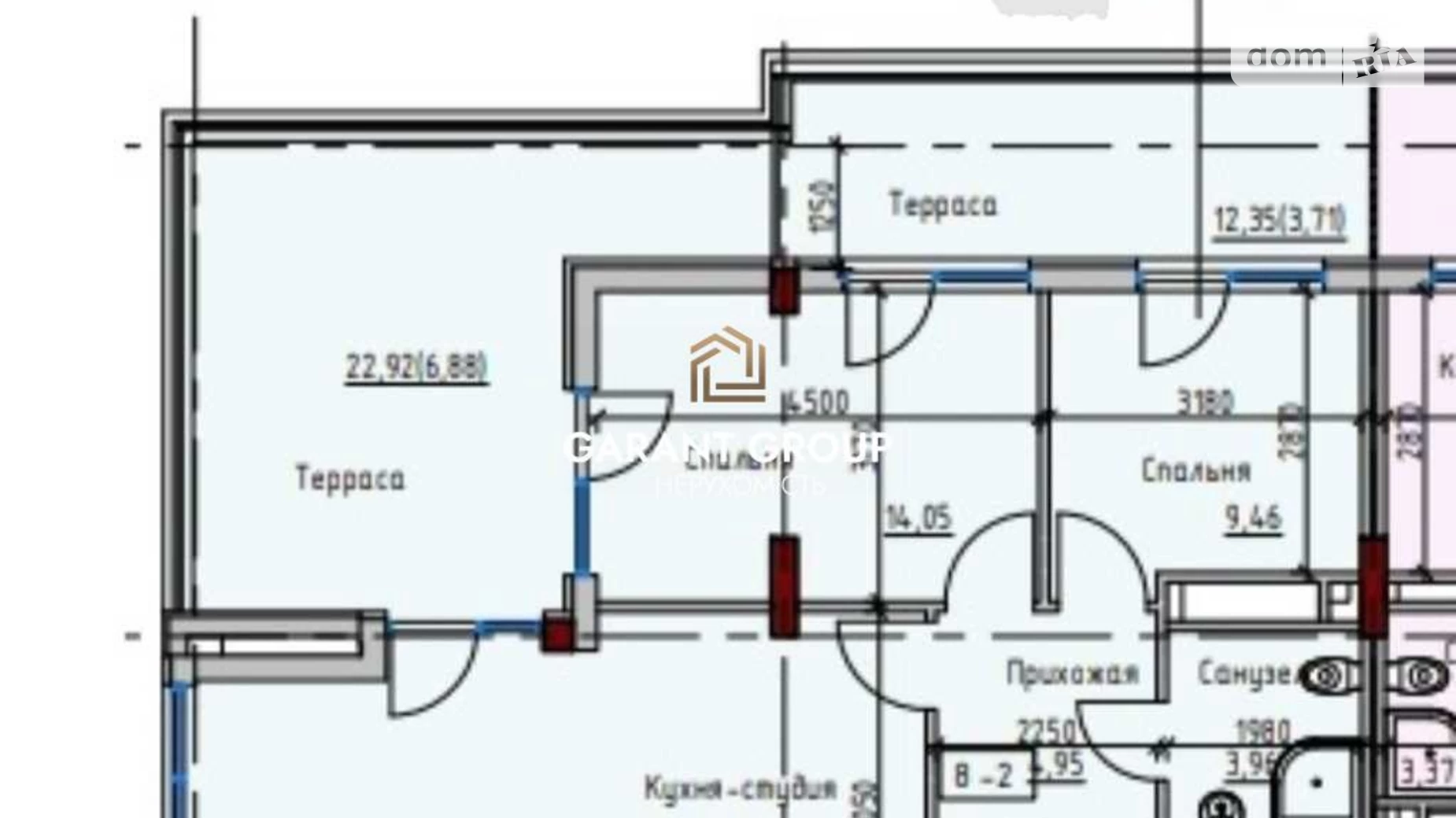 Продается 2-комнатная квартира 68 кв. м в Одессе, ул. Дмитрия Донского