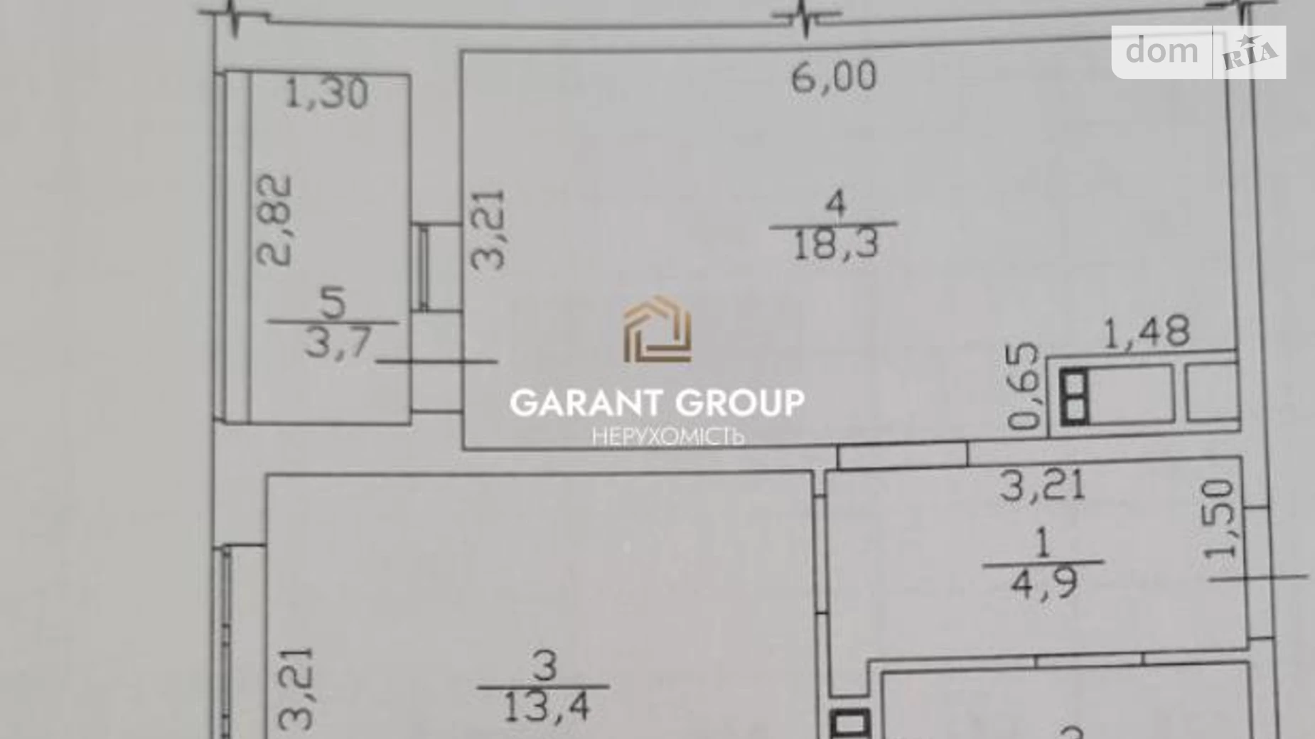 Продається 1-кімнатна квартира 43 кв. м у Одесі, вул. Костанді