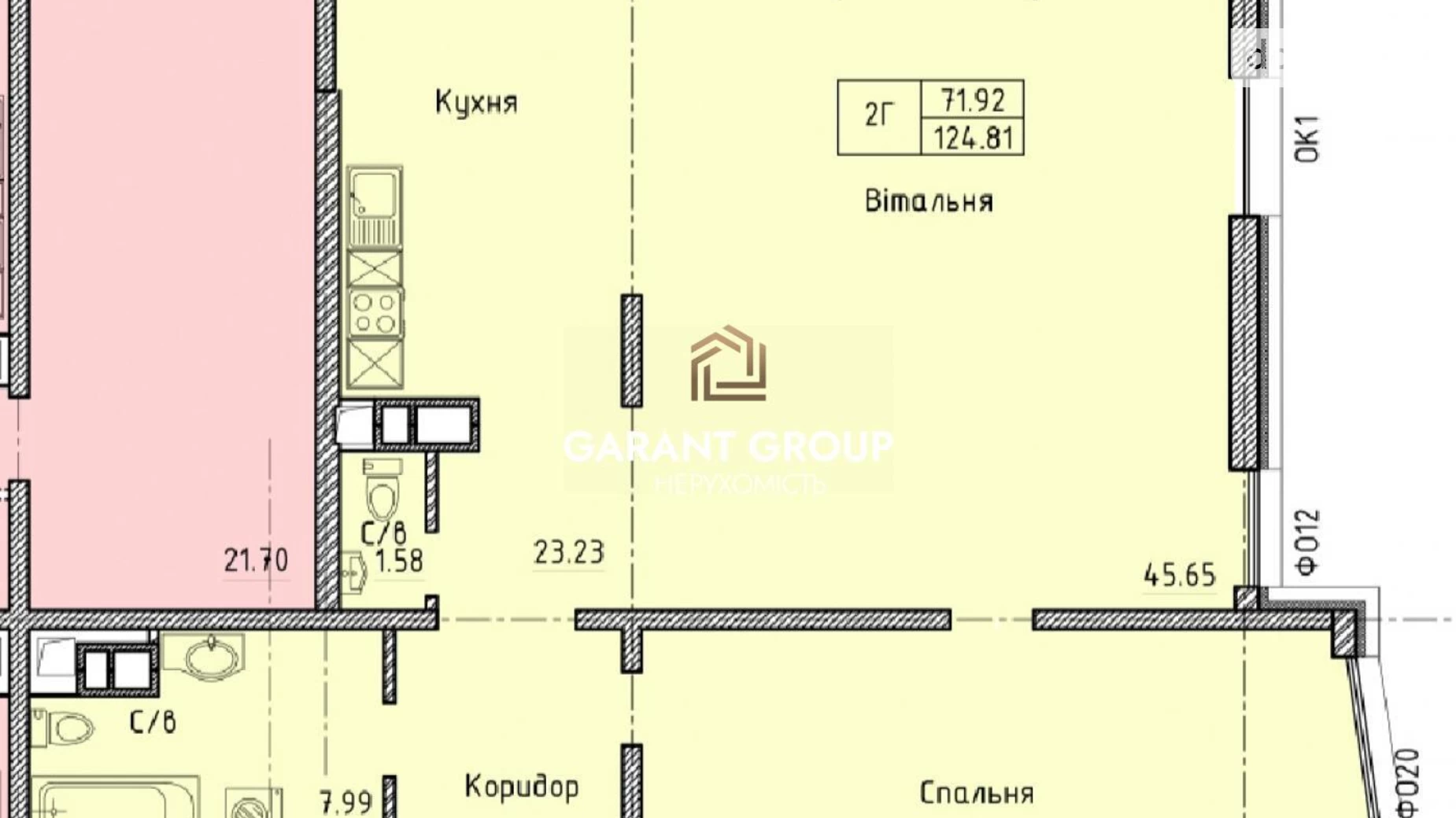 Продається 2-кімнатна квартира 124.2 кв. м у Одесі, просп. Шевченка - фото 4