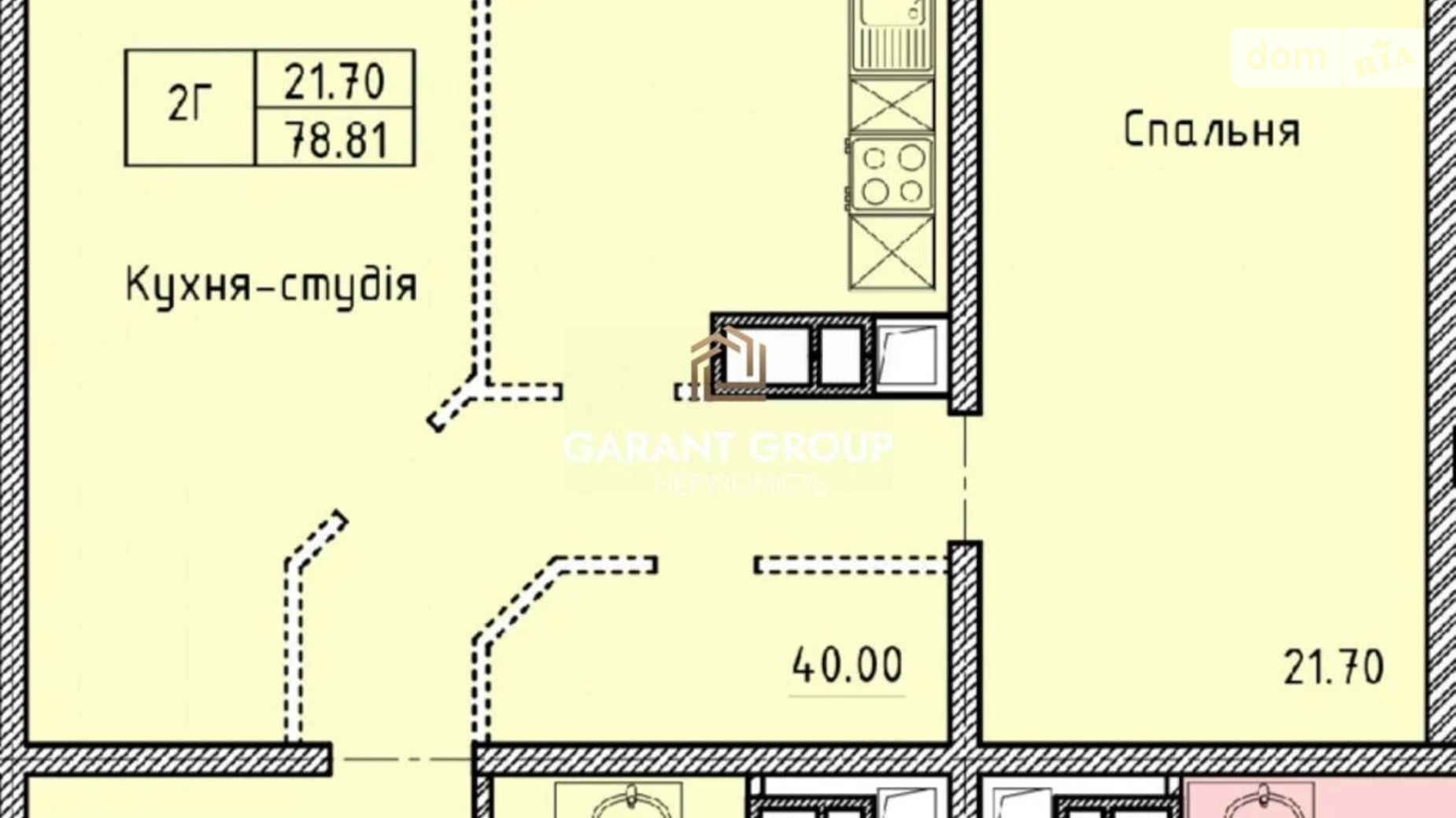 Продається 2-кімнатна квартира 79 кв. м у Одесі, просп. Шевченка