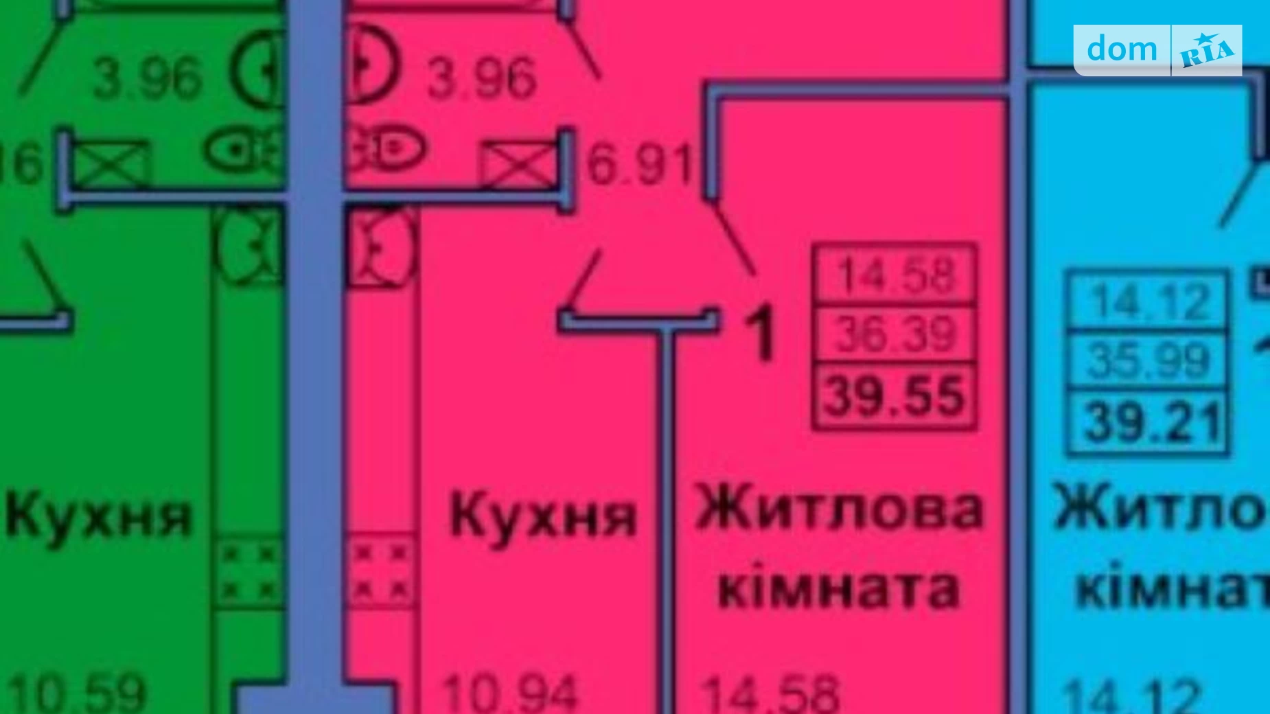 Продается 1-комнатная квартира 40 кв. м в Полтаве, ул. Героев Украины(Героев Сталинграда), 6А