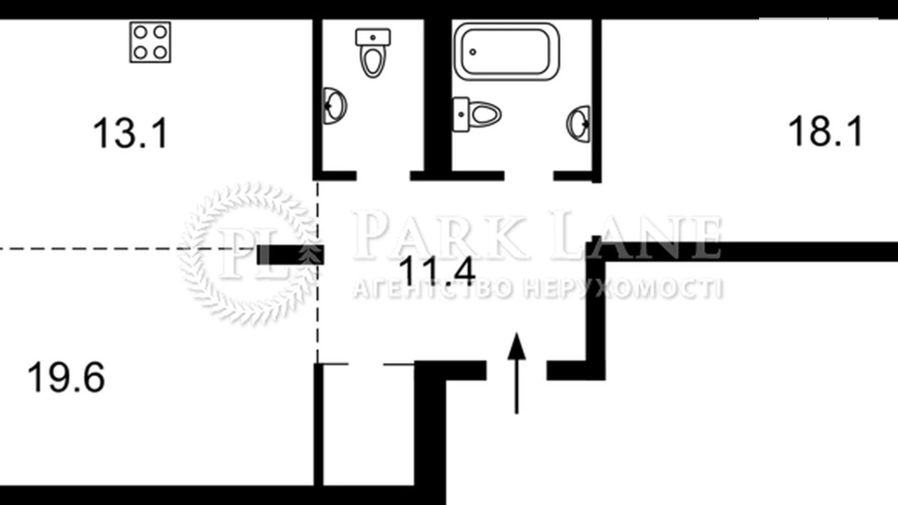 Продается 2-комнатная квартира 72 кв. м в Киеве, ул. Никольско-Слободская, 11