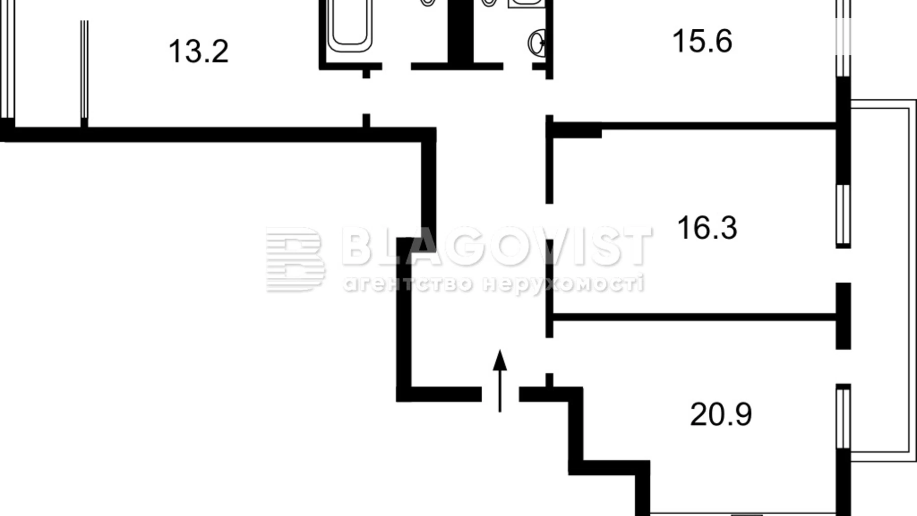 Продається 3-кімнатна квартира 95 кв. м у Києві, вул. Олександра Олеся, 2Б