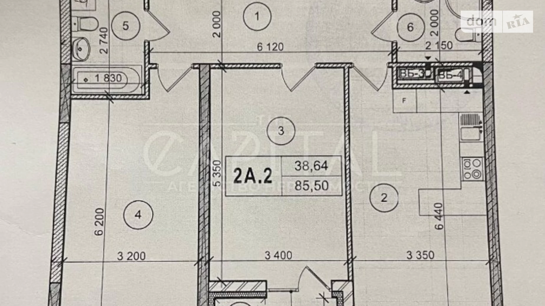 Продается 2-комнатная квартира 85 кв. м в Киеве, ул. Мокрая(Кудряшова) - фото 5