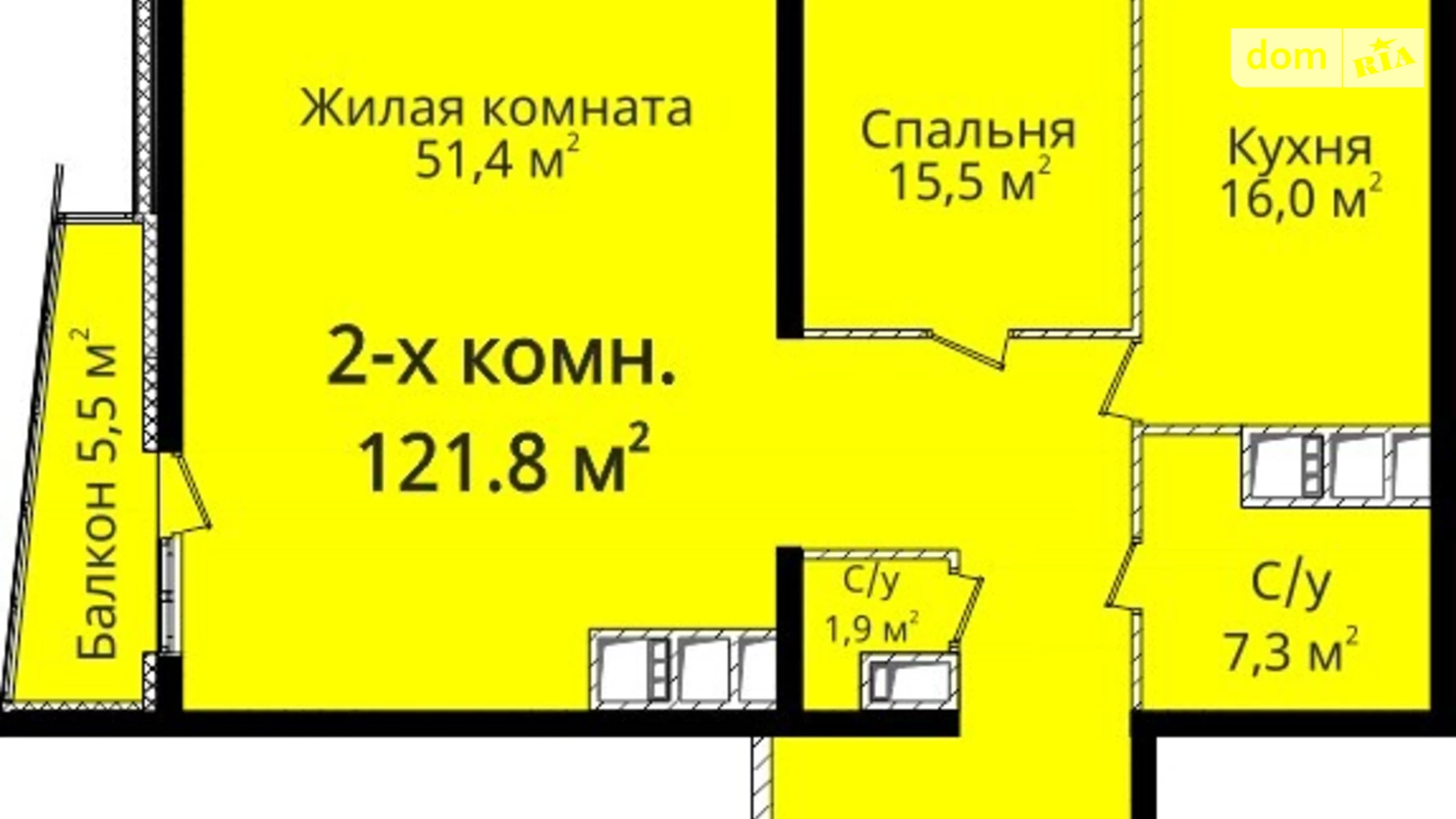 Продается 3-комнатная квартира 125 кв. м в Одессе, ул. Новобереговая, 12