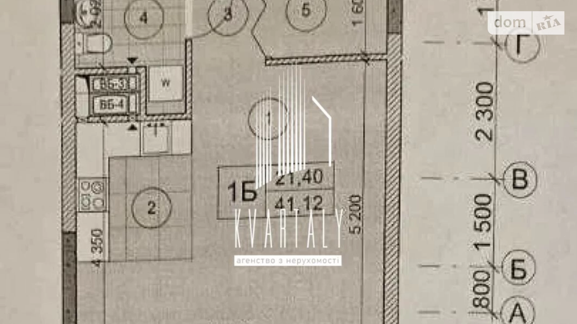 Продается 1-комнатная квартира 41.12 кв. м в Киеве, ул. Победы, 67 - фото 2