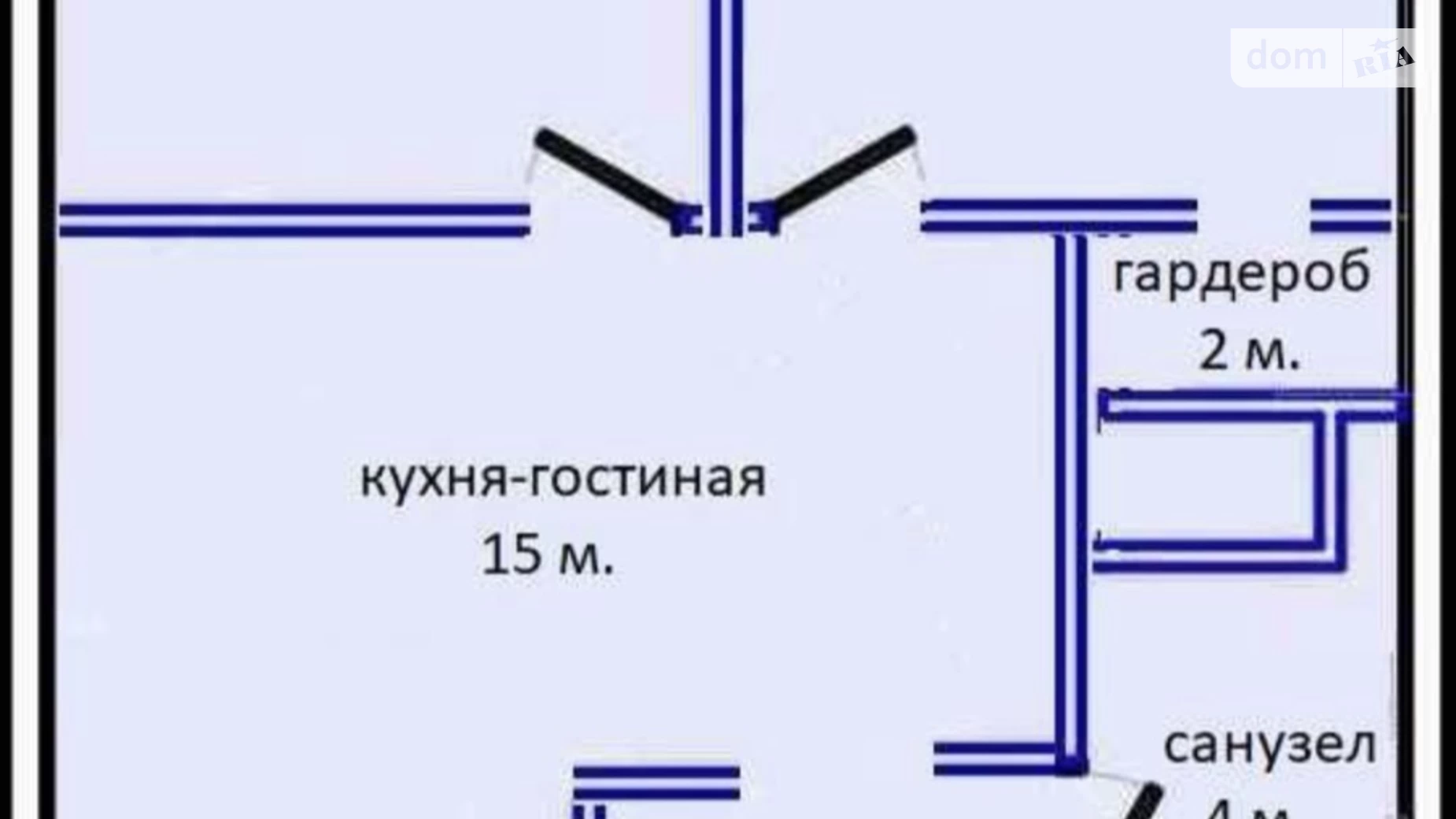 Продається 2-кімнатна квартира 43 кв. м у Одесі, вул. Перлинна