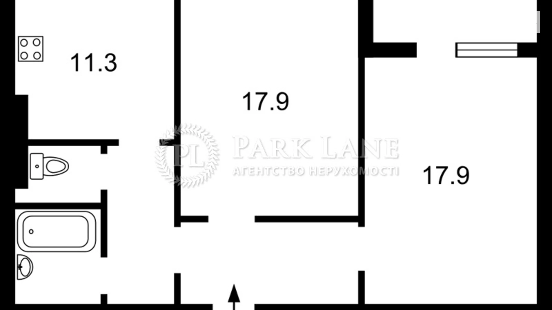 Продается 2-комнатная квартира 66 кв. м в Киеве, просп. Петра Григоренко, 18А