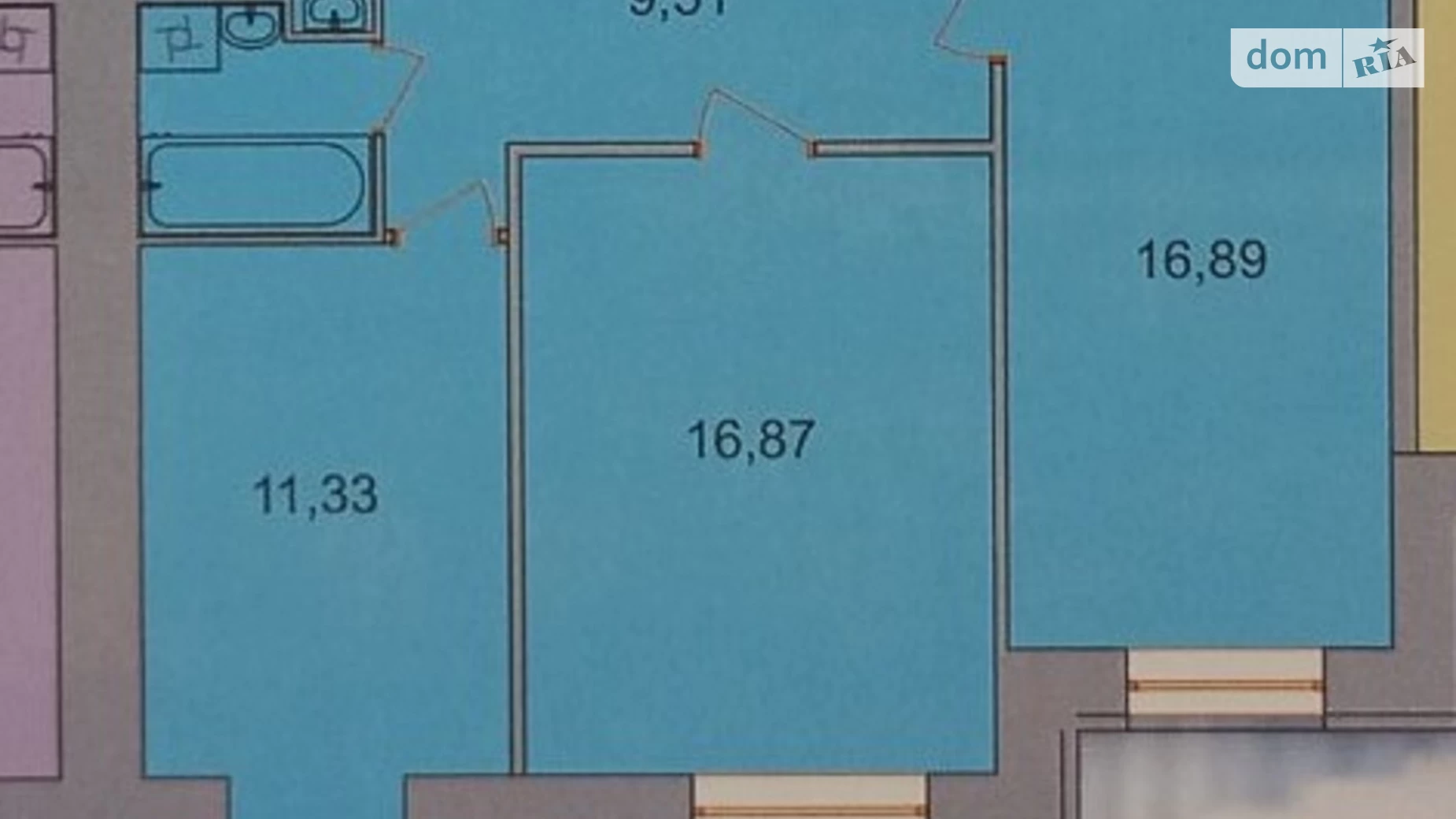 Продается 2-комнатная квартира 65 кв. м в Виннице, ул. Академика Янгеля