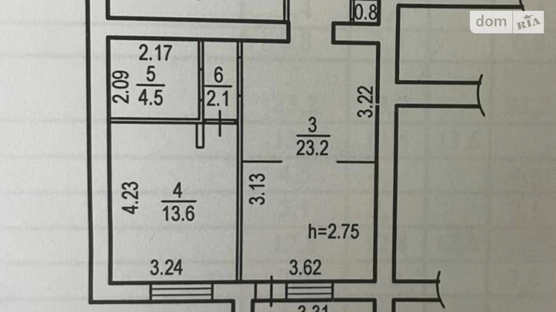 Продається 3-кімнатна квартира 76 кв. м у Дніпрі, вул. Судця Маршала