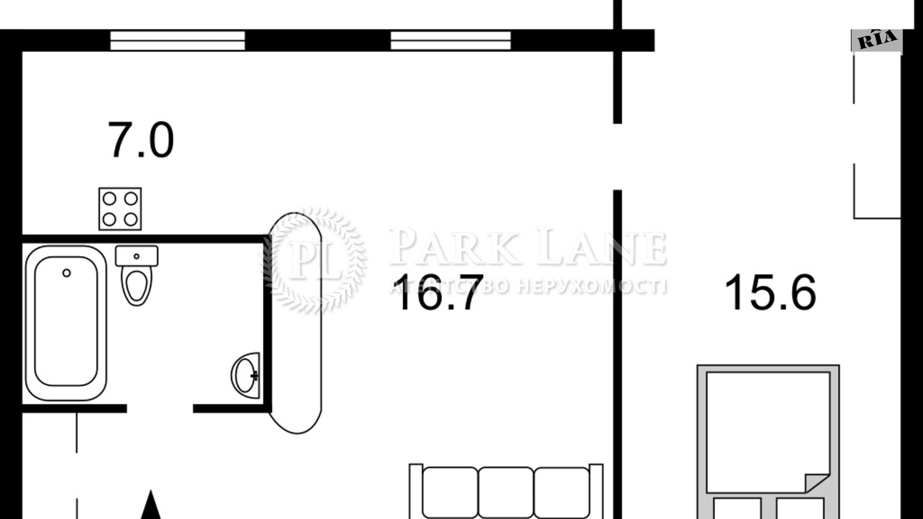 Продается 2-комнатная квартира 45 кв. м в Киеве, бул. Леси Украинки, 24