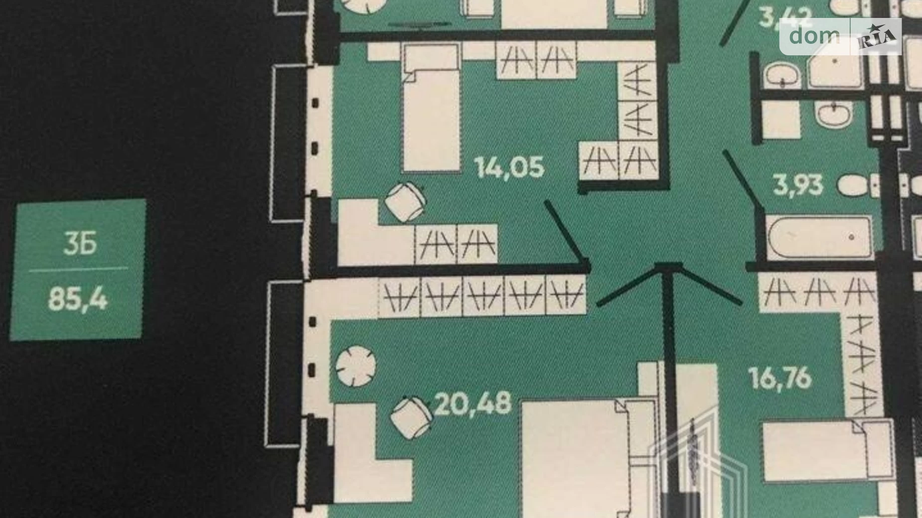 Продается 3-комнатная квартира 86 кв. м в Киеве, ул. Старонаводницкая, 42-44