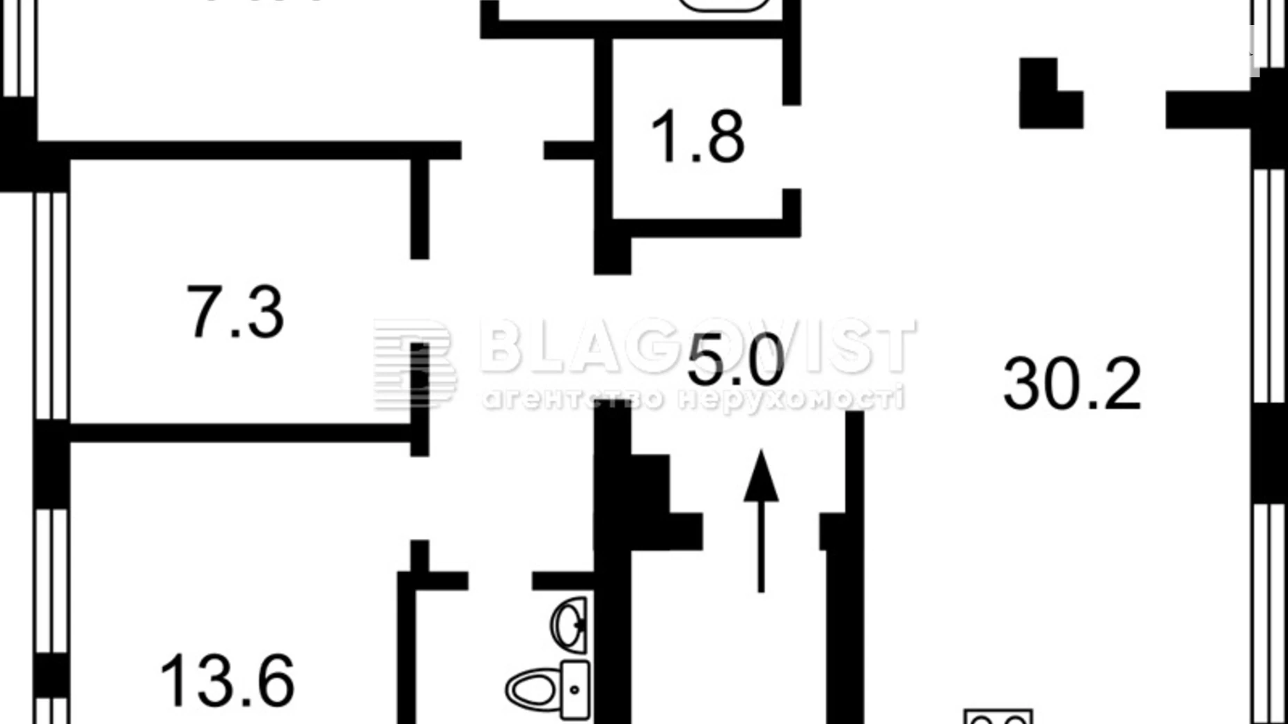 Продается 3-комнатная квартира 89 кв. м в Киеве, ул. Салютная, 2-1 - фото 2