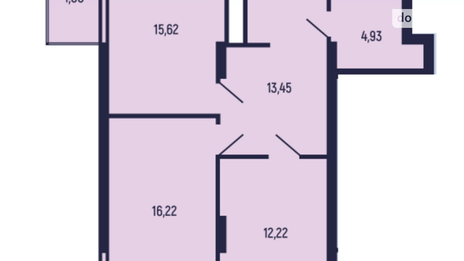 Продається 2-кімнатна квартира 63.44 кв. м у Трускавці, вул. Бориславська, 9