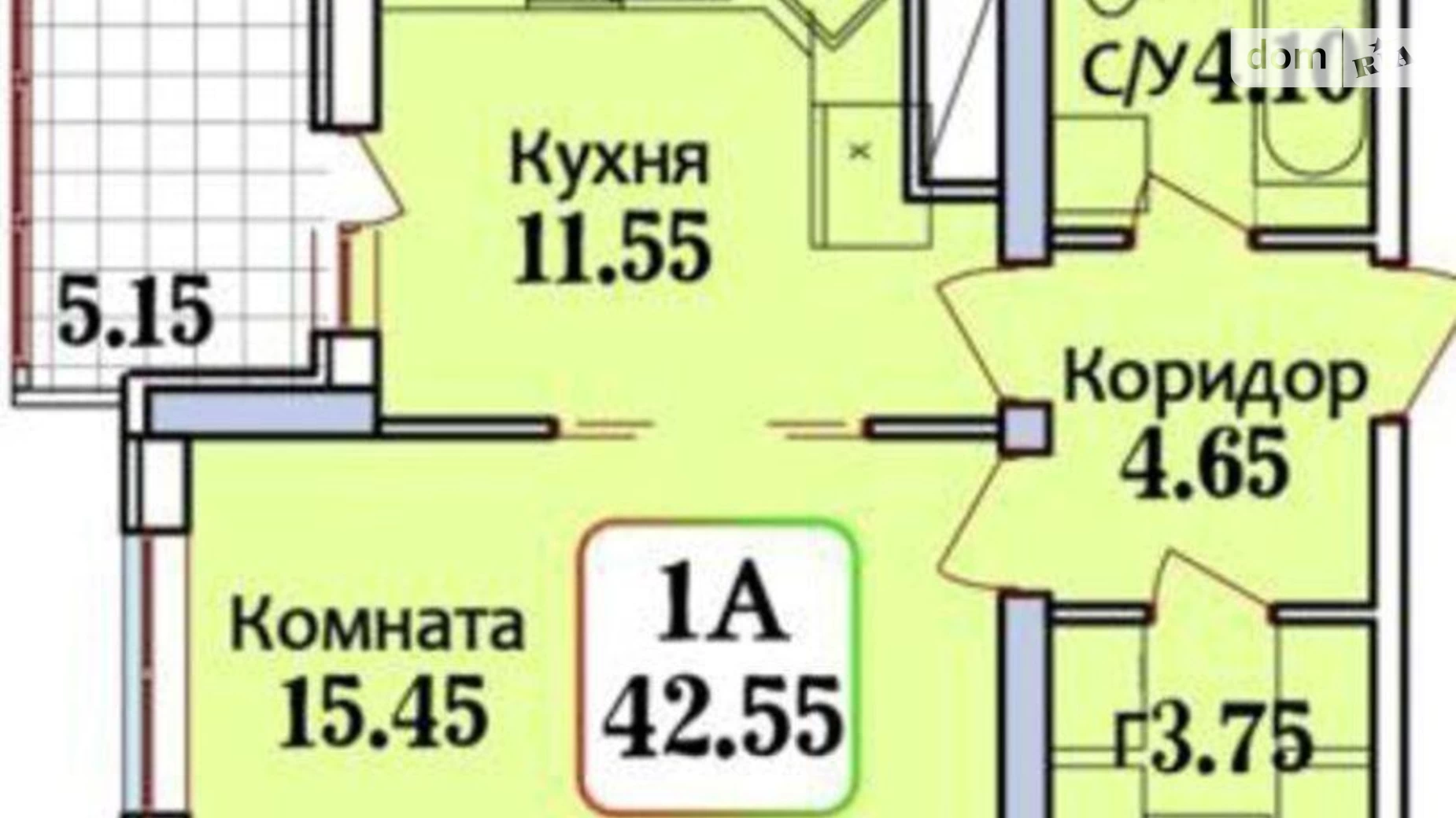 Продается 1-комнатная квартира 42 кв. м в Одессе, ул. Героев Крут, 27А