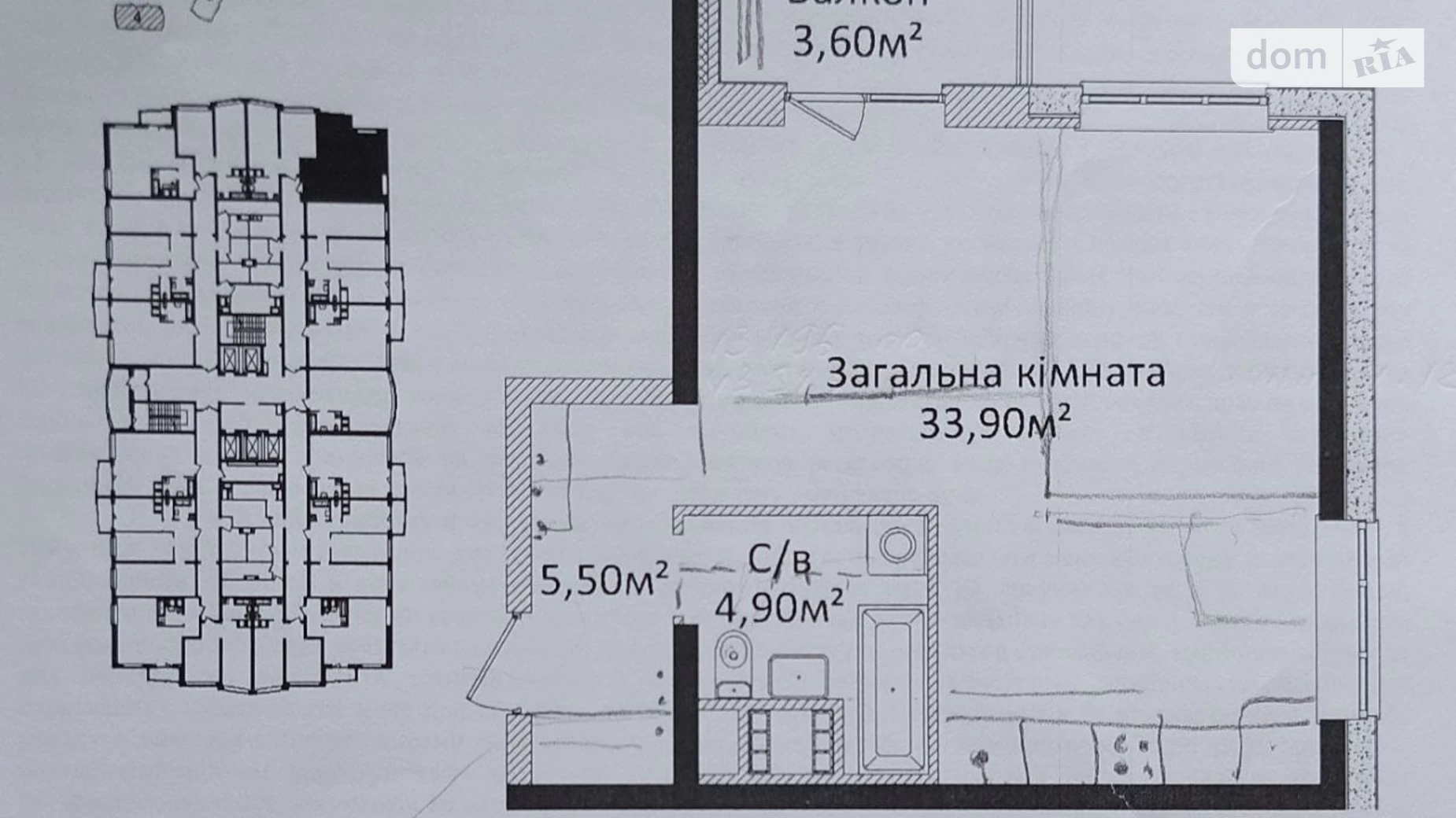 Продается 2-комнатная квартира 45 кв. м в Одессе, просп. Гагарина - фото 3