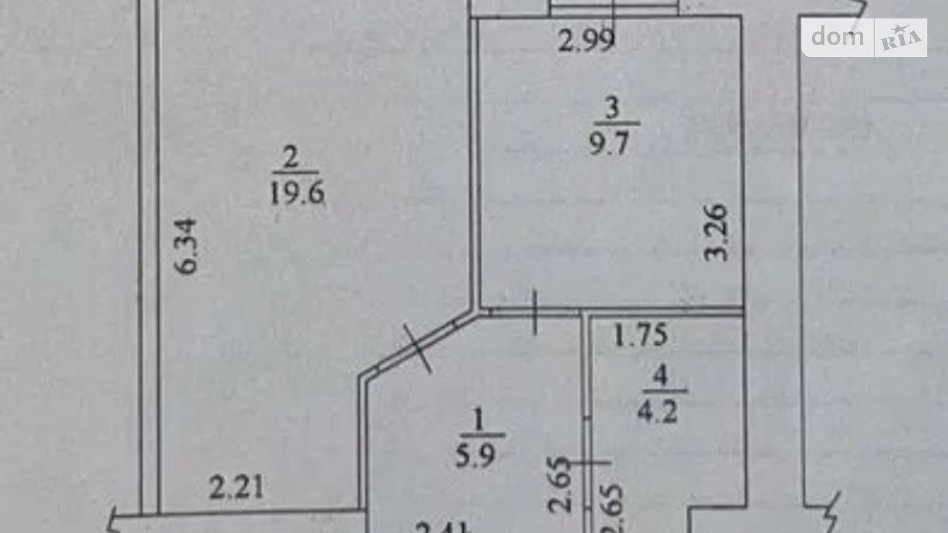 Продається 1-кімнатна квартира 42 кв. м у Харкові, просп. Перемоги, 85