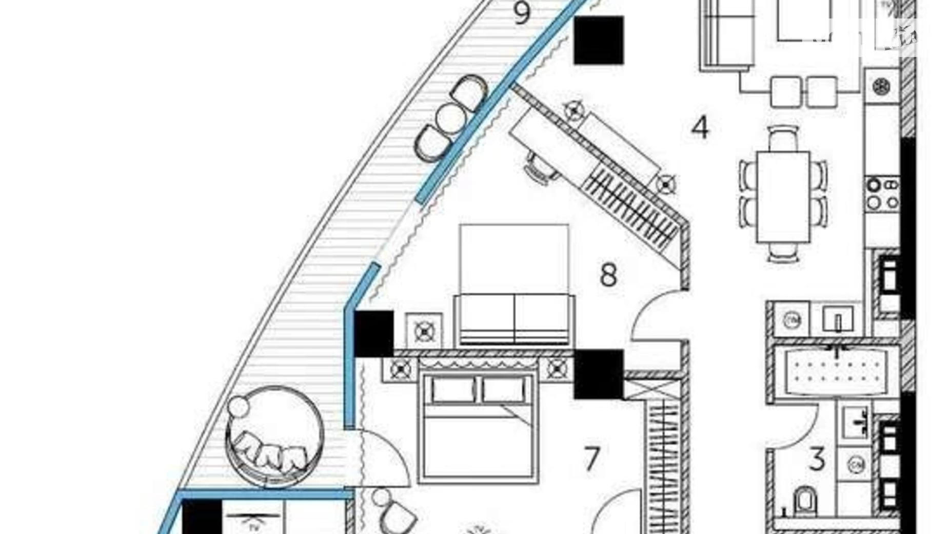 Продается 3-комнатная квартира 128 кв. м в Киеве, ул. Иоанна Павла II(Патриса Лумумбы), 12