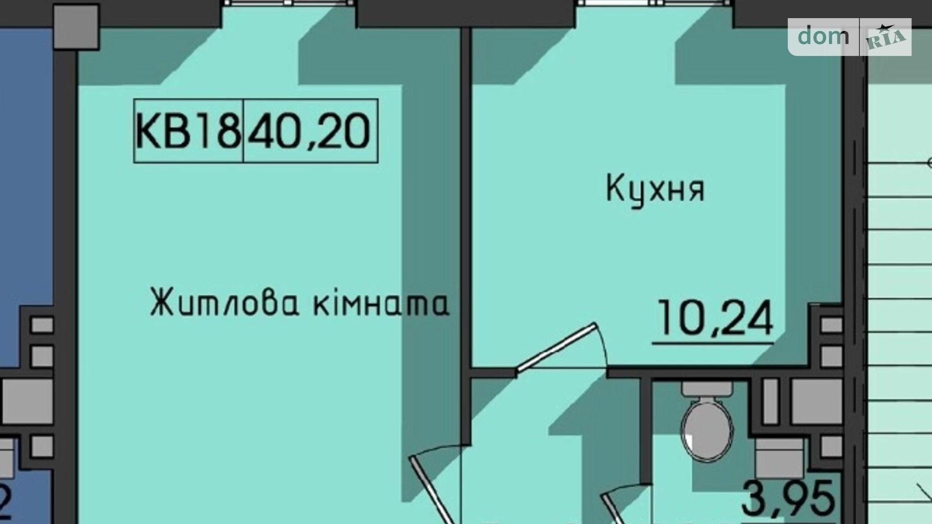 Продается 1-комнатная квартира 42.8 кв. м в Одессе, ул. Космонавтов - фото 4