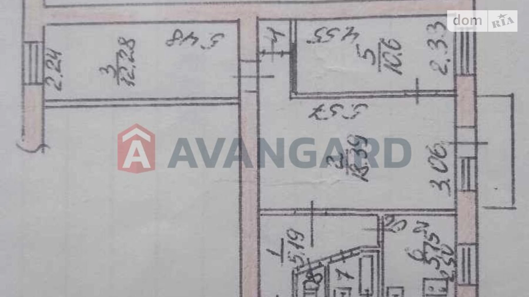 3-комнатная квартира 56 кв. м в Запорожье, ул. Дудыкина, 19