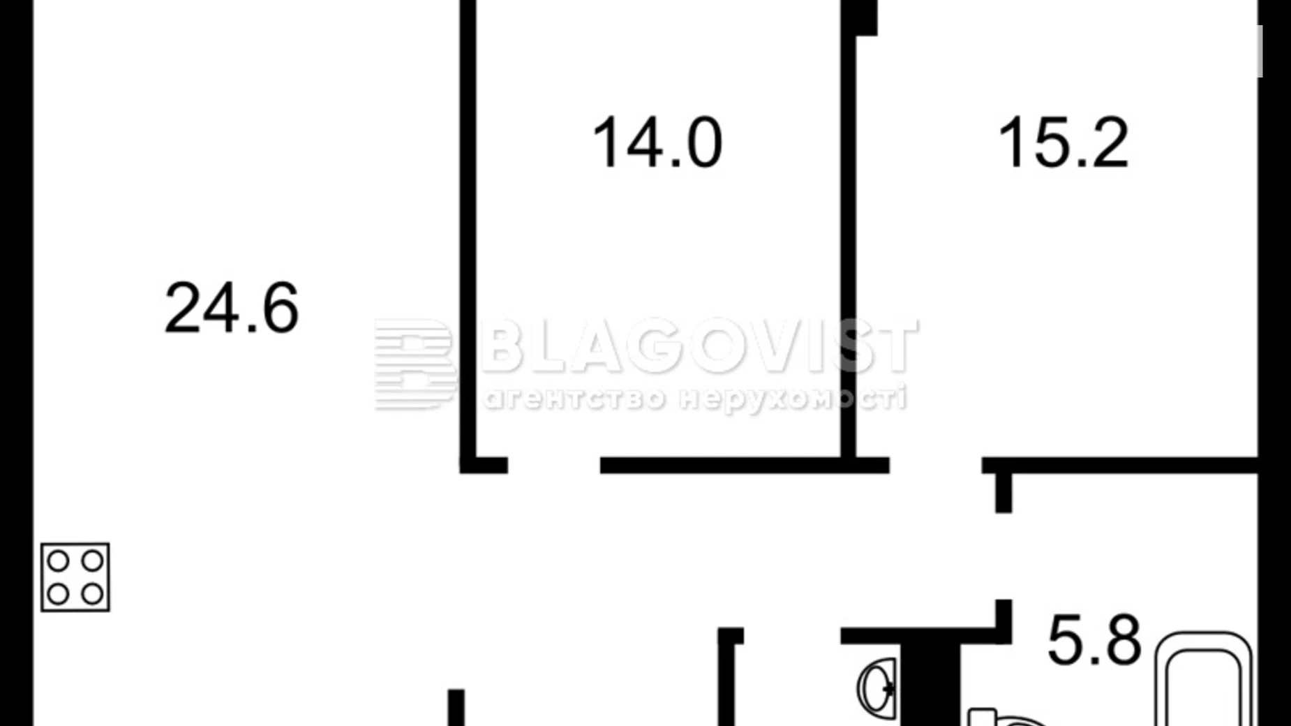 Продается 2-комнатная квартира 70 кв. м в Киеве, ул. Виктора Некрасова(Северо-Сырецкая), 57 - фото 5