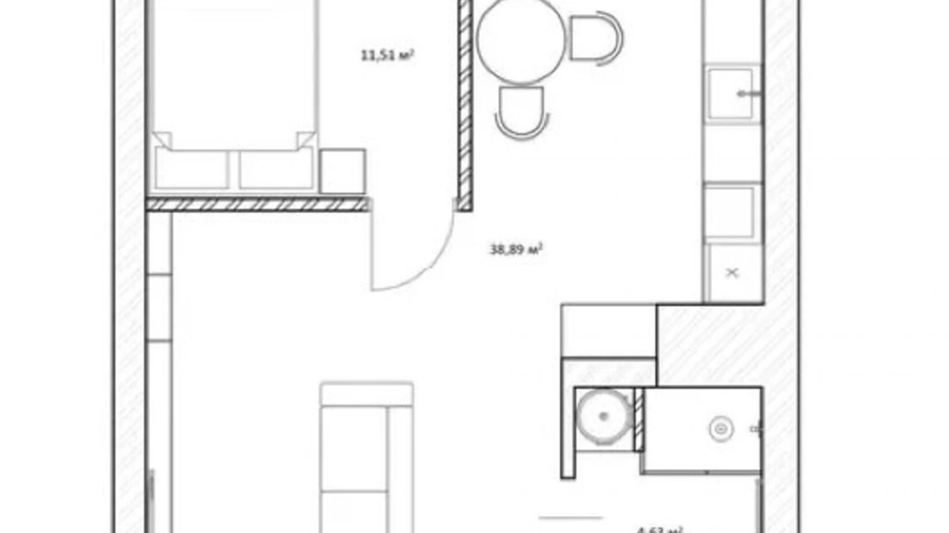 Продается 2-комнатная квартира 65.7 кв. м в Киеве, ул. Антоновича(Горького), 109