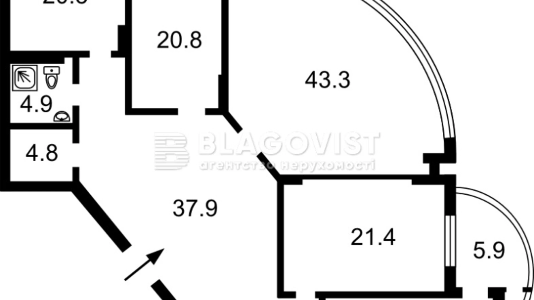 Продается 4-комнатная квартира 200 кв. м в Киеве, ул. Старонаводницкая, 13А