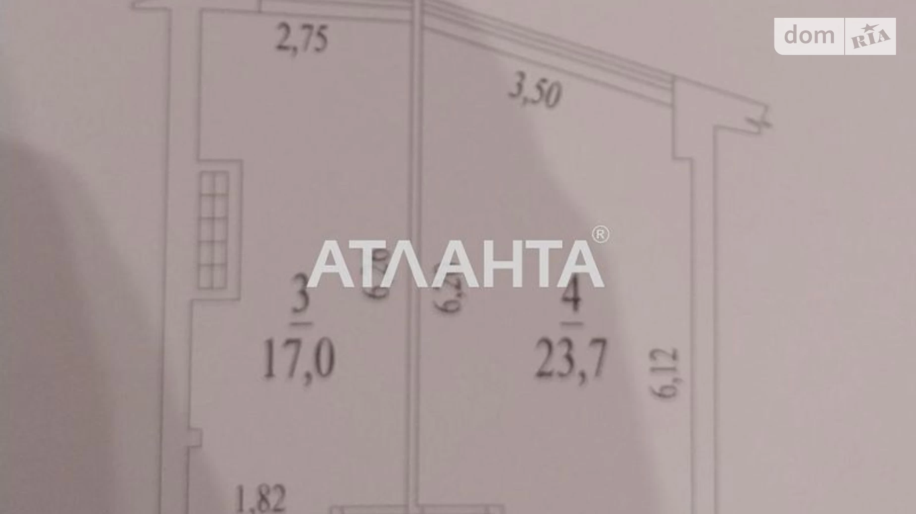 Продается 1-комнатная квартира 51.1 кв. м в Одессе, ул. Люстдорфская дорога, 55Ж