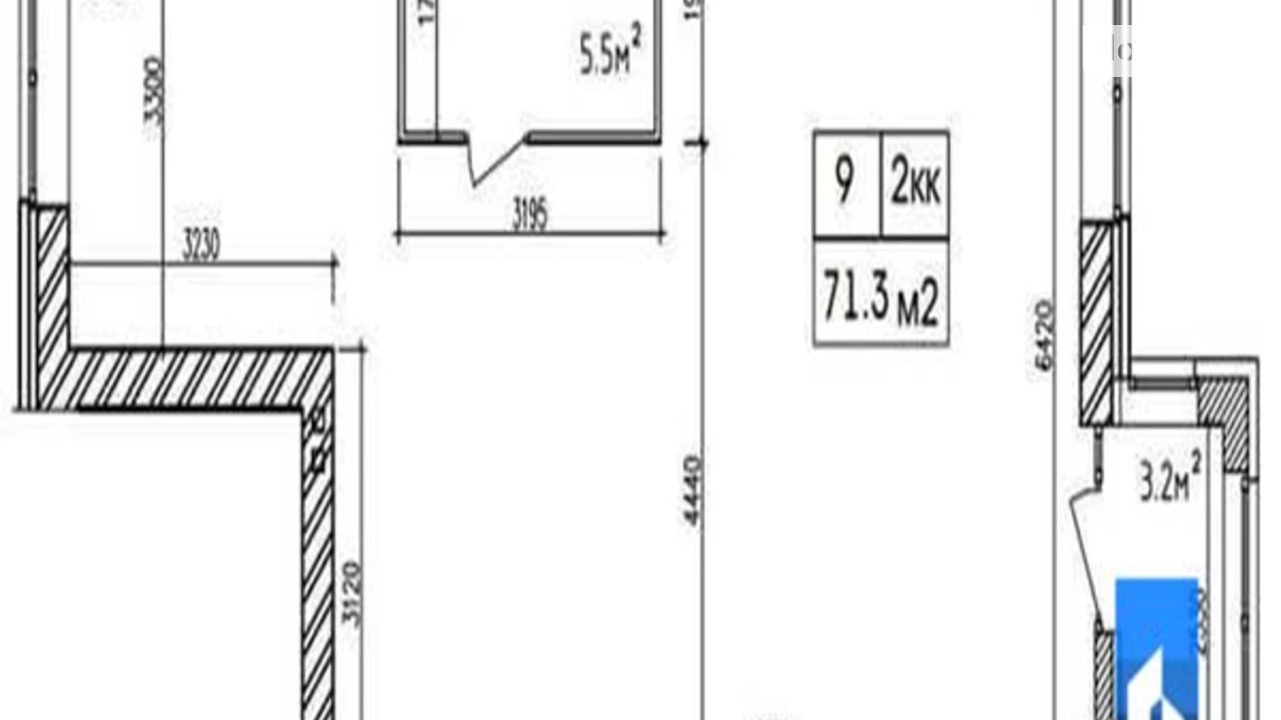 Продается 2-комнатная квартира 71.3 кв. м в Днепре, ул. Евгения Чикаленко(Аржанова), 1-3 - фото 4