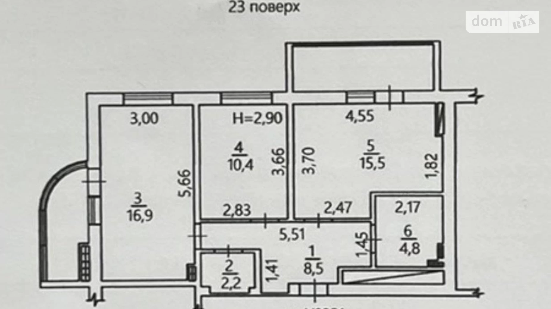 Продається 2-кімнатна квартира 70 кв. м у Одесі, вул. Спортивна