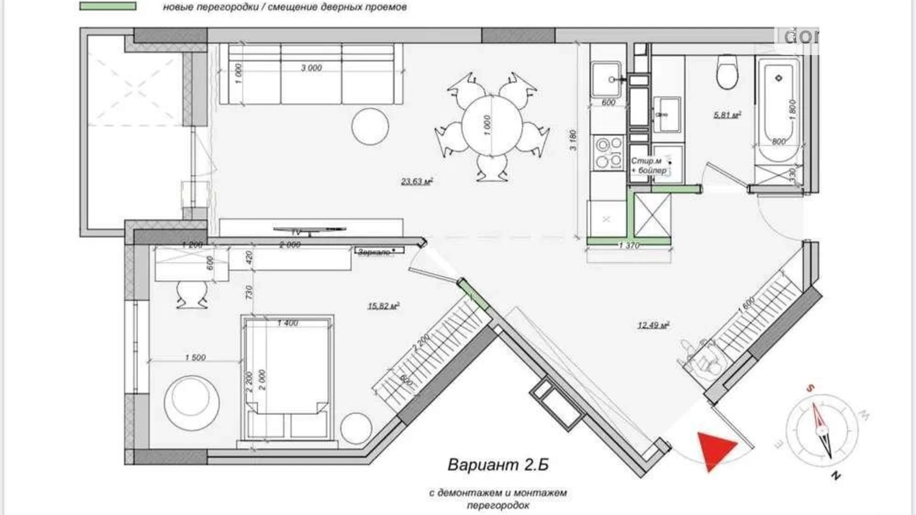 Продается 1-комнатная квартира 62 кв. м в Киеве, ул. Никольско-Слободская, 10