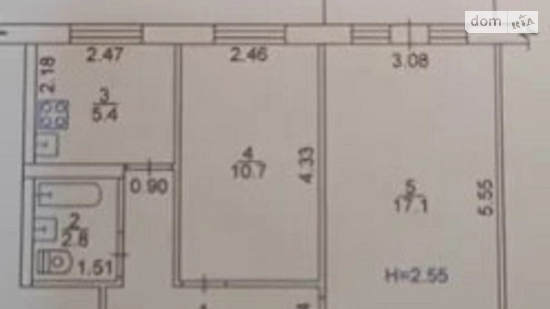 Продается 2-комнатная квартира 44 кв. м в Харькове, бул. Жасминовый