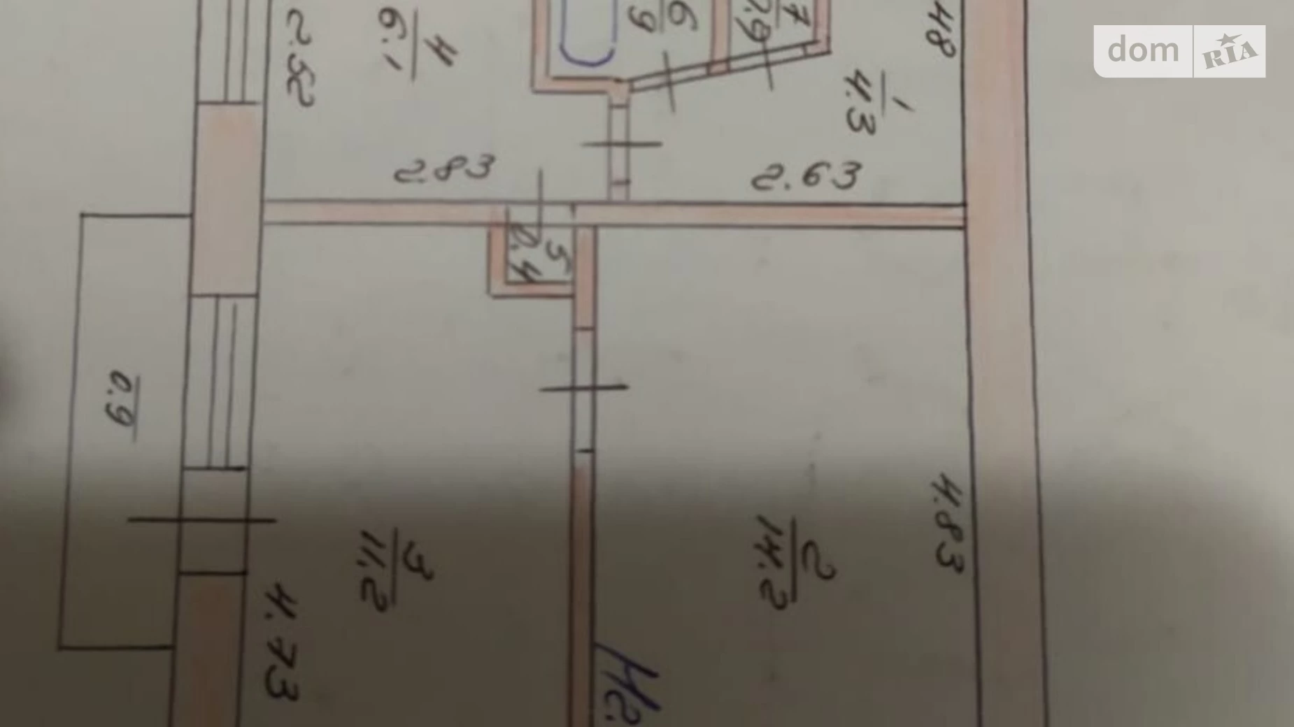 Продається 2-кімнатна квартира 42.8 кв. м у Хмельницькому, цена: 27000 $ - фото 2