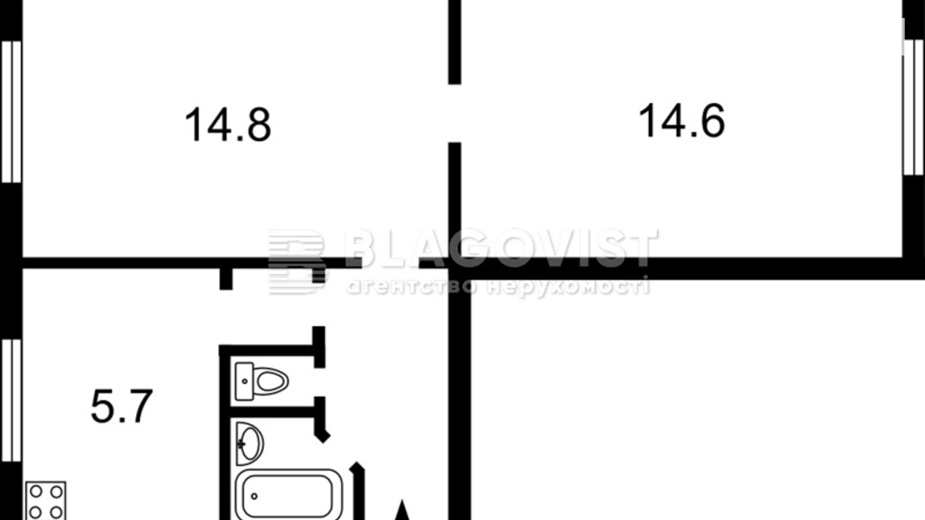 Продается 2-комнатная квартира 45 кв. м в Киеве, ул. Романа Ратушного(Волгоградская), 11 - фото 5