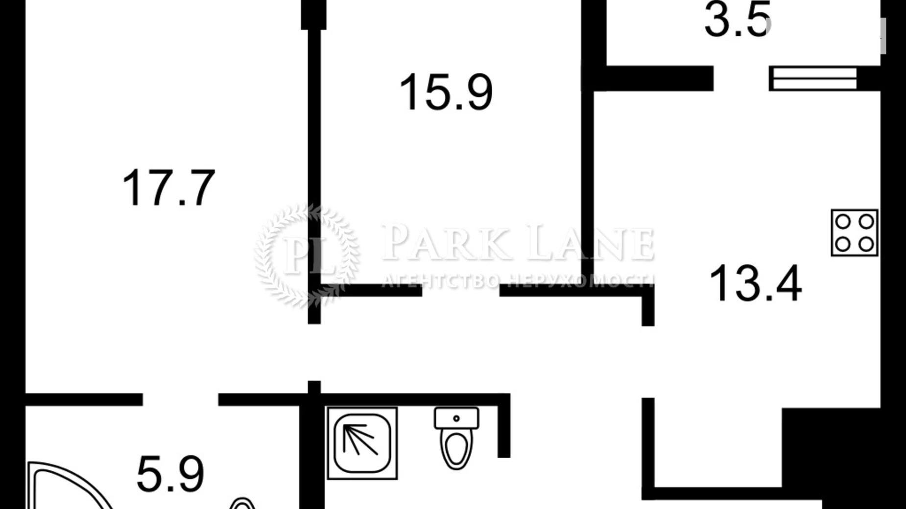 Продається 2-кімнатна квартира 76 кв. м у Києві, вул. Богданівська, 7Г - фото 3