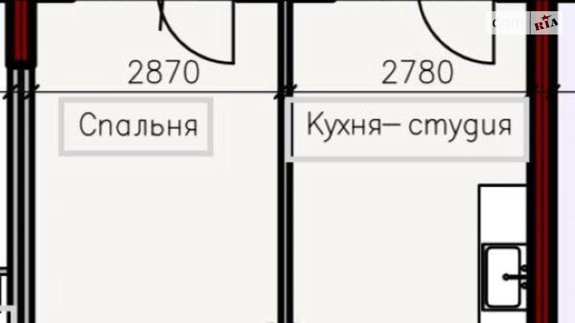 Продается 1-комнатная квартира 38 кв. м в Одессе, ул. Дмитрия Донского, 59