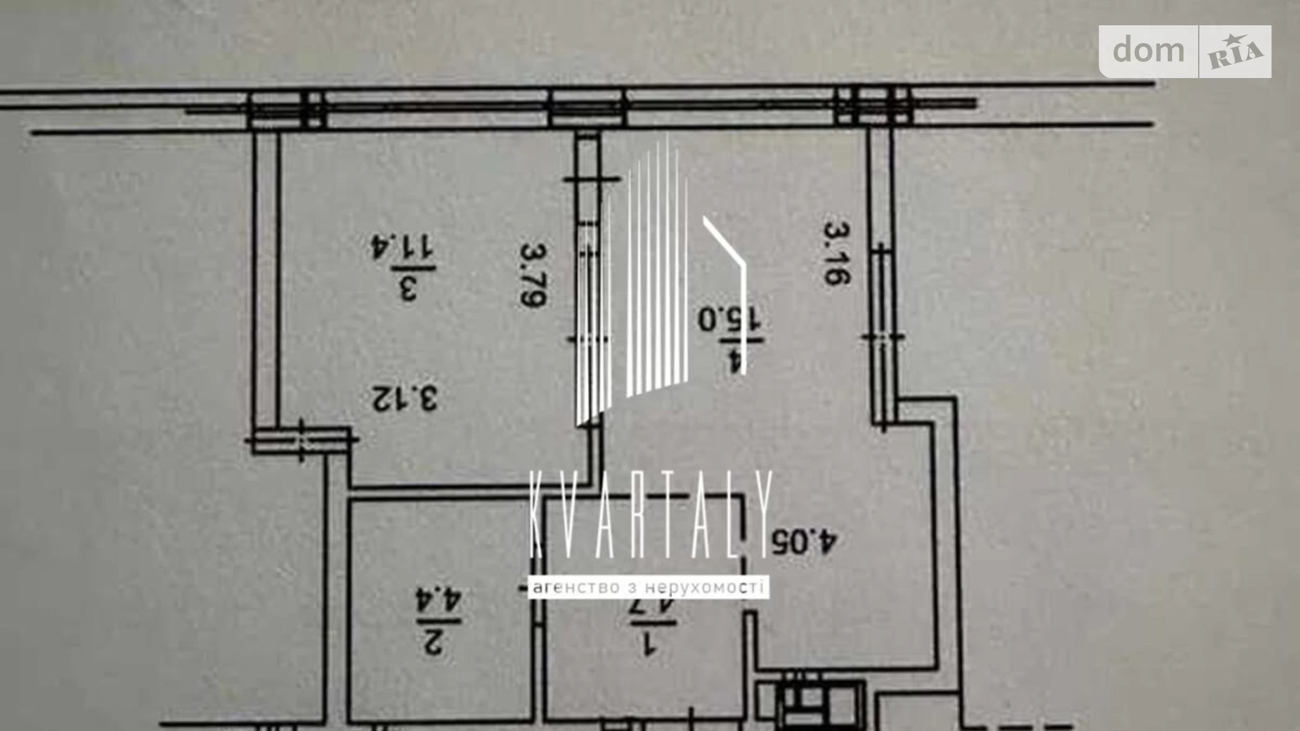 Продается 1-комнатная квартира 35 кв. м в Киеве, ул. Ужгородская, 4/1 - фото 3