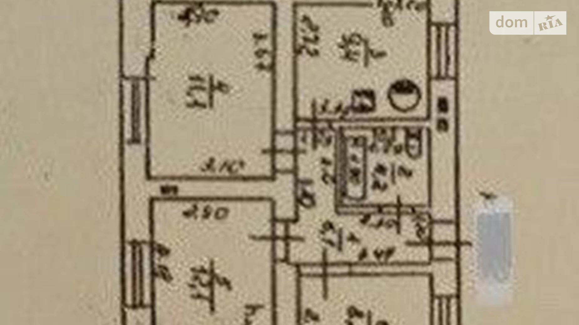 Продается 3-комнатная квартира 53 кв. м в Одессе, ул. Юрия Олеши, 1